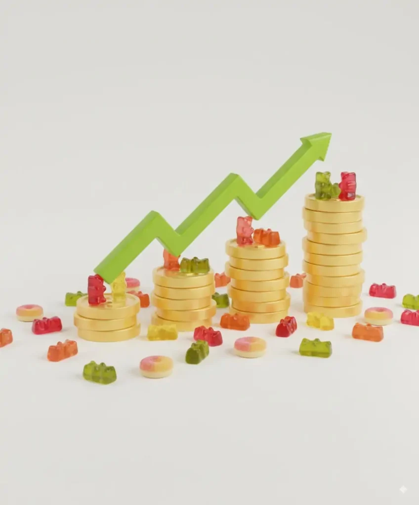 Gummibärchen-Nahrungsergänzungsmittel sind im Kommen