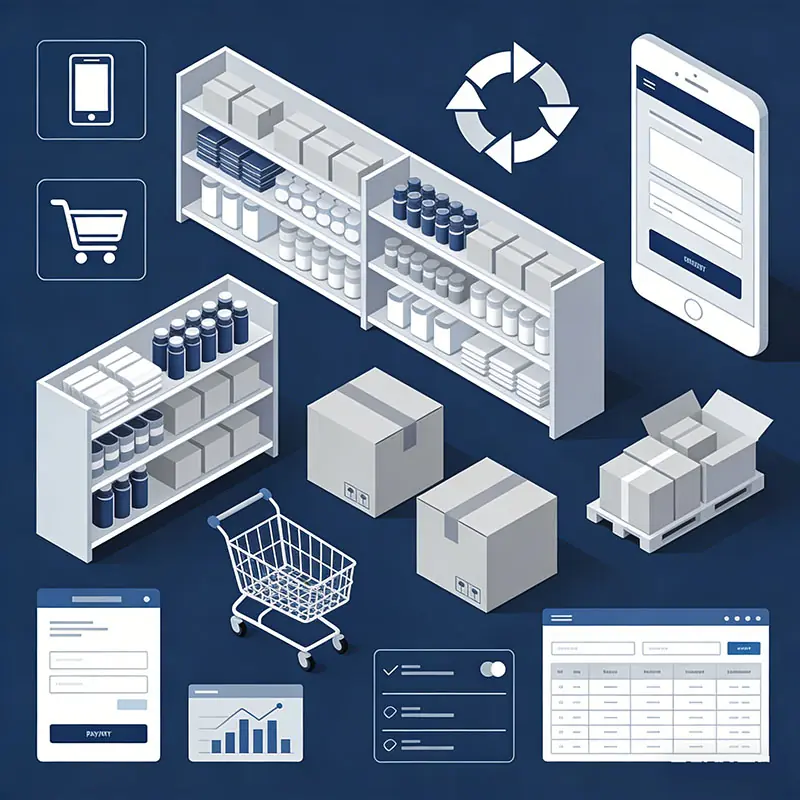 Format für Einzelhandel, Großhandel oder E-Commerce