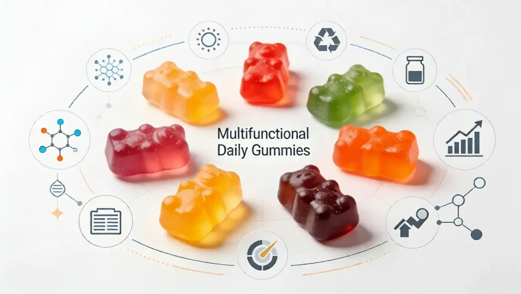 Vorteile des täglichen Gummibärchenprodukts