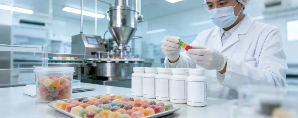 Hersteller von Kalzium-Gummibärchen für Nahrungsergänzungsmarken