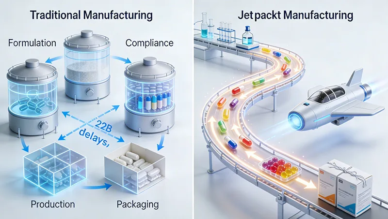 Jetpack Manufacturing vs Traditional Supplement Manufacturing