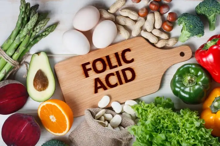 Foods containing folic acid