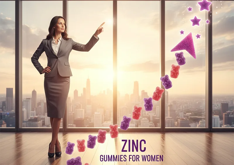 Zink-Gummibärchen für Frauen
