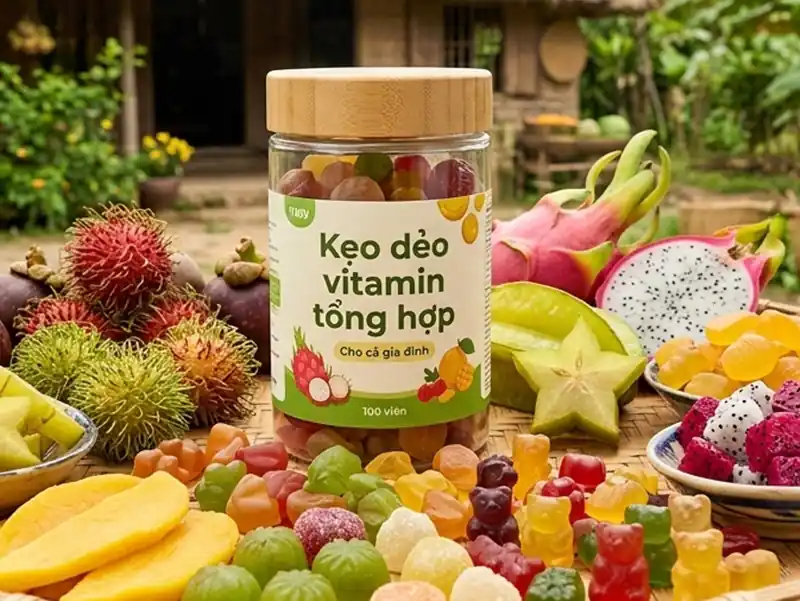 Permen Kunyah Multivitamin