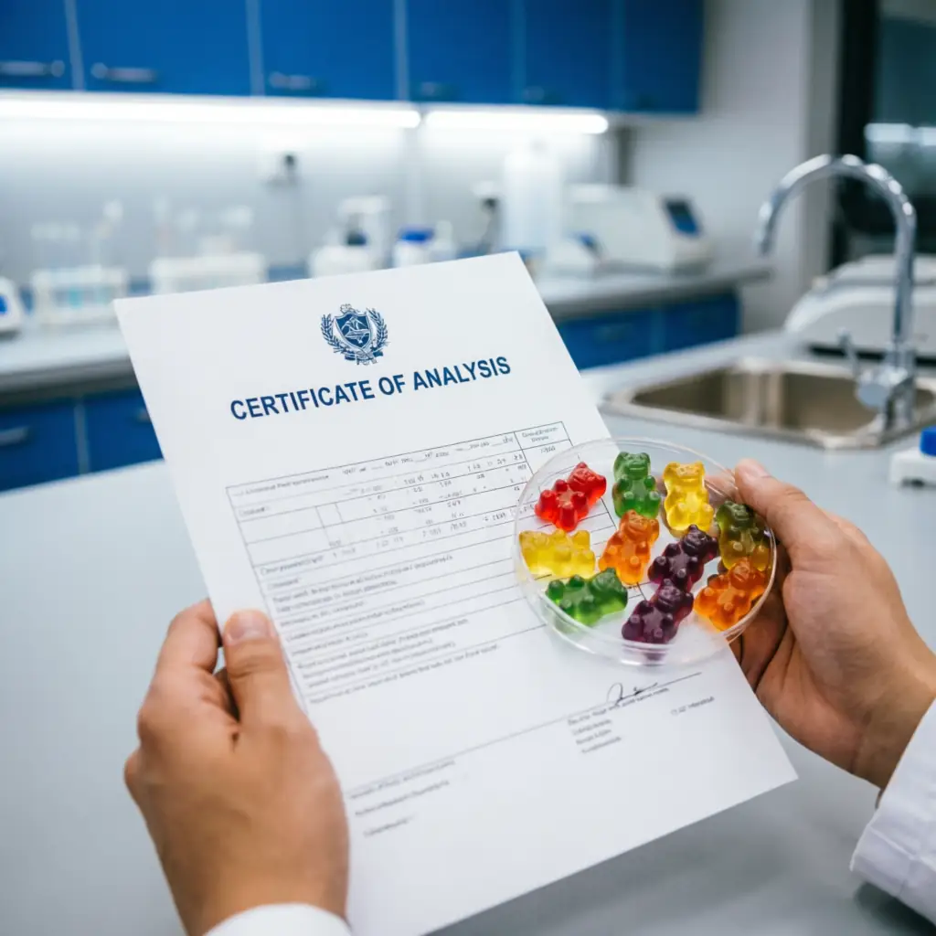Certificate of Analysis Lab Testing