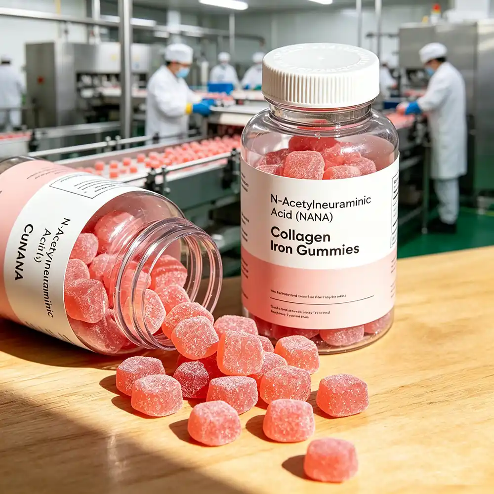N-Acetylneuraminic Acid (NANA) Collagen Iron Gummies