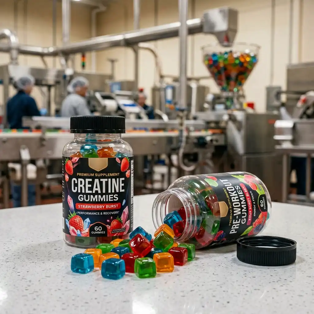 Professional sports and energy gummies manufacturing facility