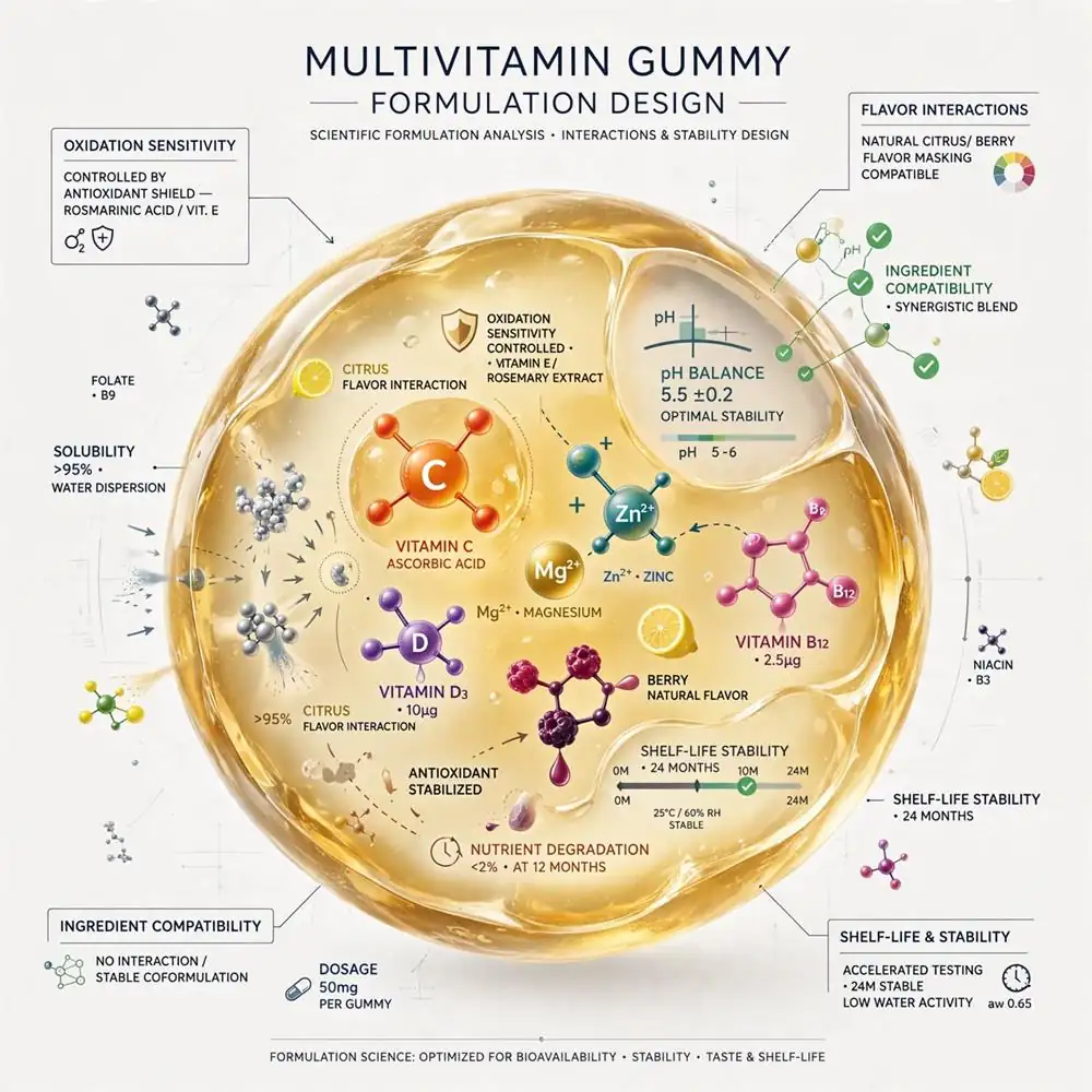 Vitamin Gummy Formulation Design