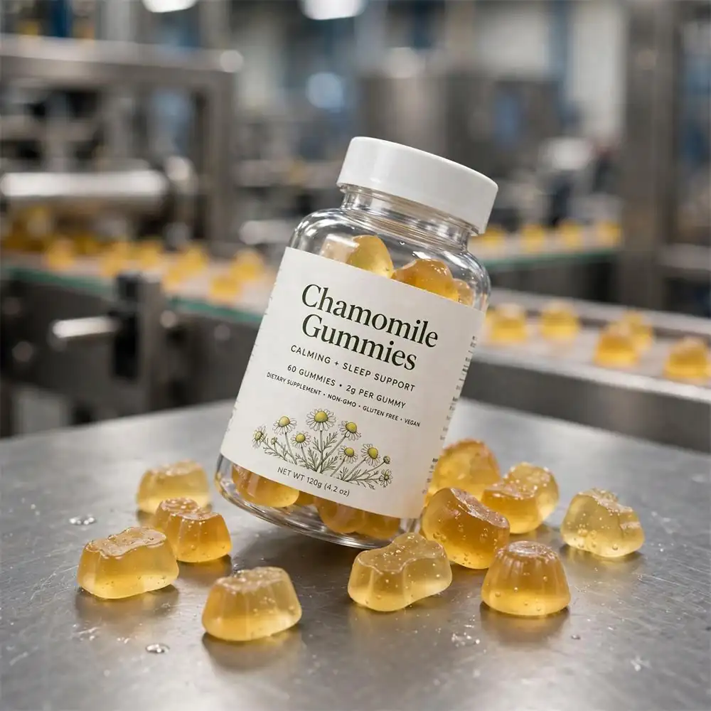 Chamomile botanical sleep support gummies