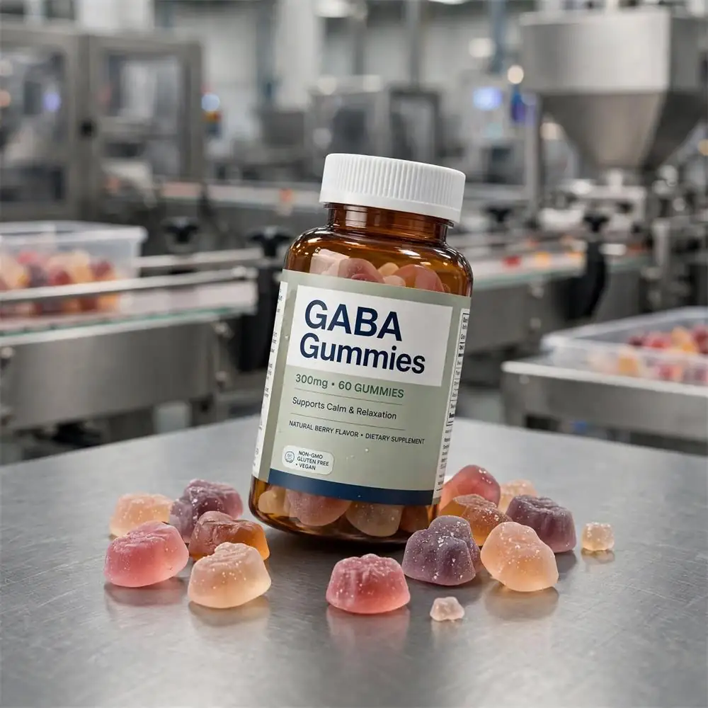 Custom GABA gummies formulation for relaxation and sleep support